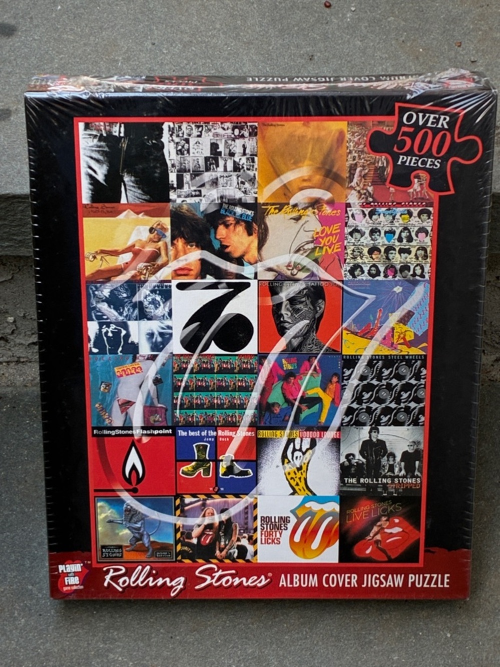 NEW Vintage Retro Rolling Stones Colorful Album Cover Over 500 Piece Puzzle NEW